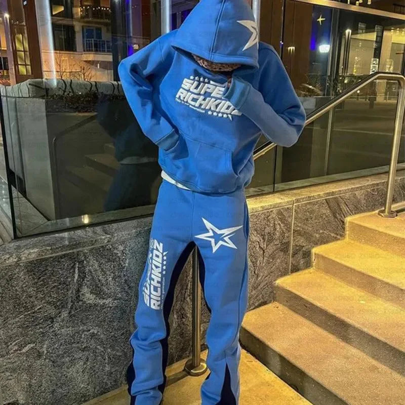 2024 Rich Kidz Autumn/Winter New Y2K Clothes Men's clothing and Women's Pants Fitness Pants Fashion Trend High Street Pants Casual Pants