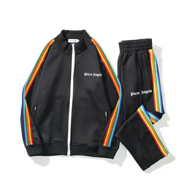 Palm Angels Men and Women Striped Pants